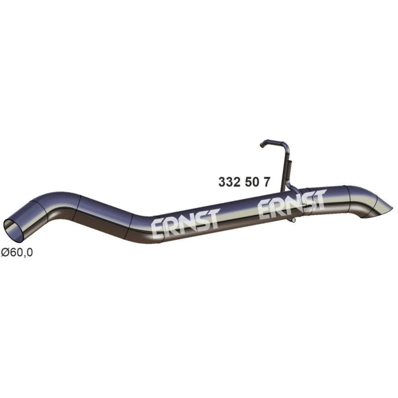 Image of ERNST 332507 Exhaust Pipe Rear Exhaust Pipe (17)