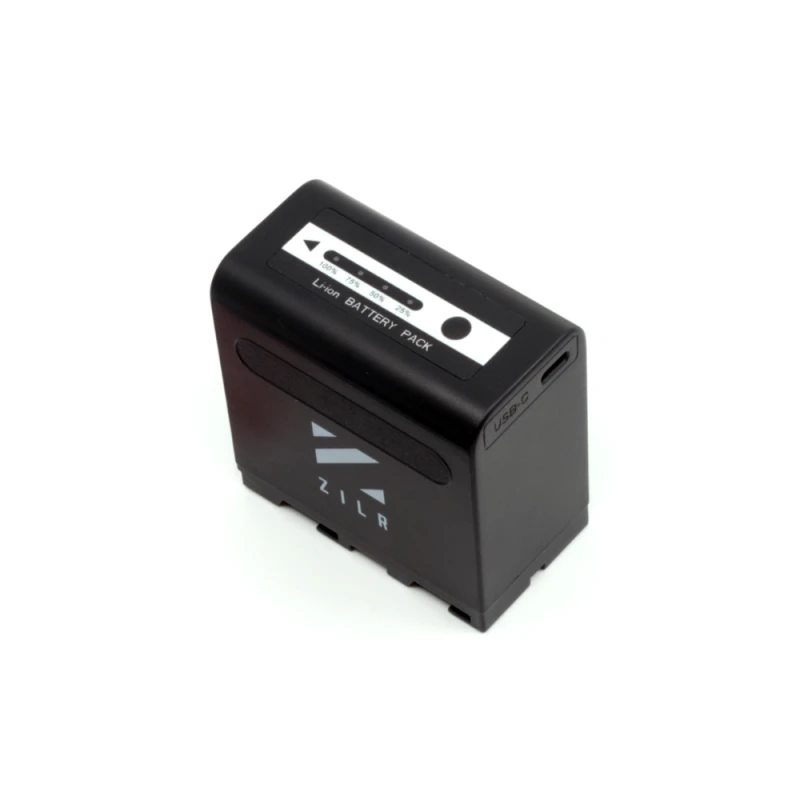 Image of Zilr NP-F970 Battery with USB Type-C Power Delivery 30W (10.050mAh)