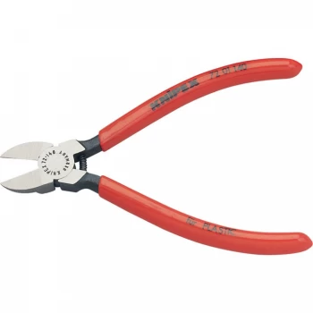 Image of Knipex Diagonal Side Cutters for Plastics Or Lead Only 140mm