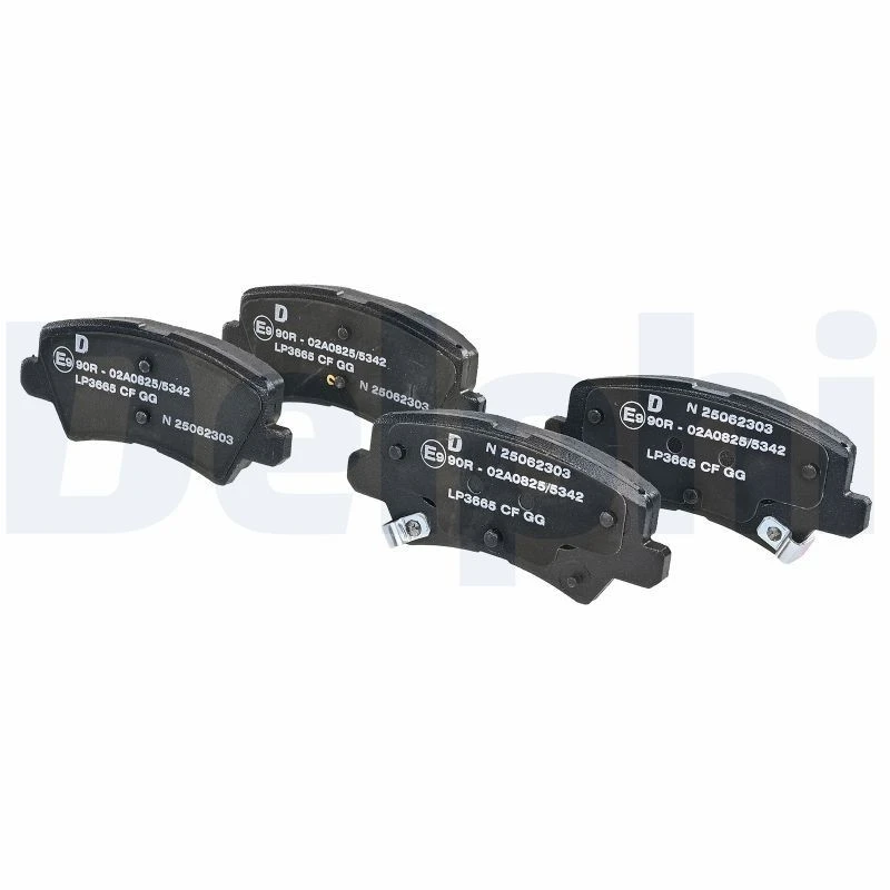 Image of DELPHI Brake pad set DELPHI LP3665