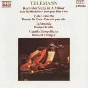 image of Telemann Recorder Suite / Viola Concerto by Georg Philipp Telemann CD Album