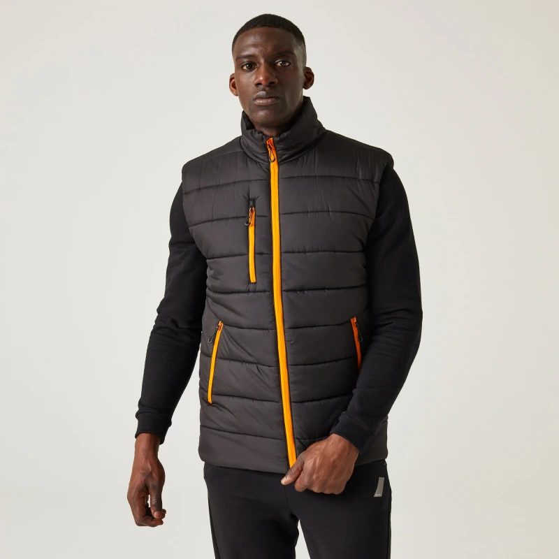 Image of Regatta Regatta Men Navigate' Thermal Bodywarmer in Orange Size: Small Orange S Male 5063019697529