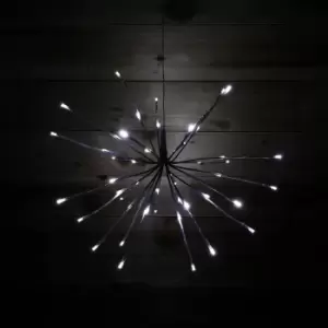 Image of 45cm Premier Christmas Sparkle Ball Twinkling LED Light Ball in Cool White