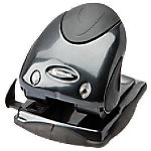Image of Rexel Hole Punch P240 Black 40 Sheets