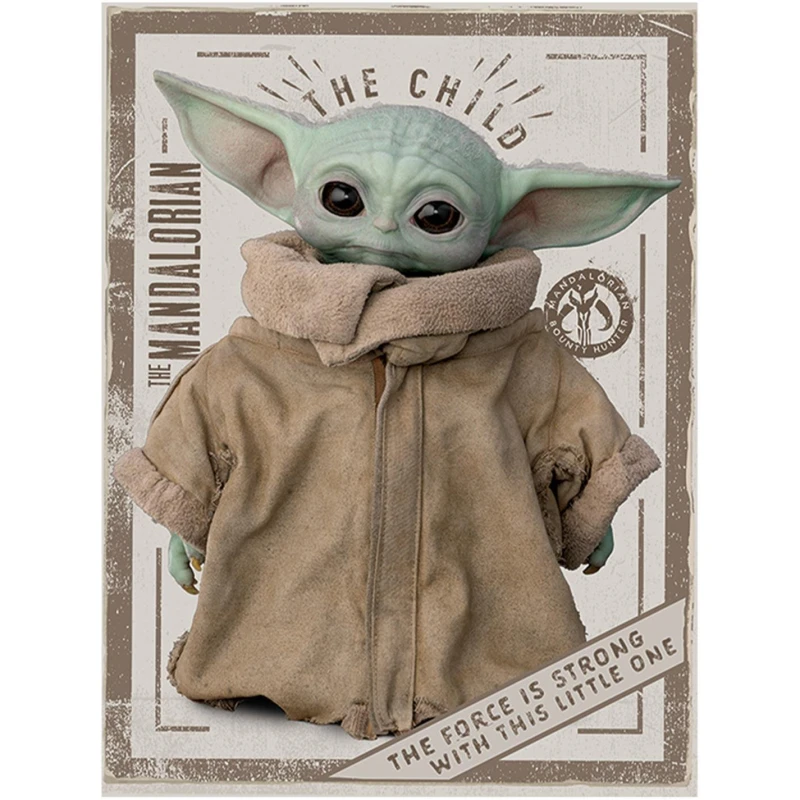 Image of Star Wars Star Wars: The Mandalorian (The Child) Canvas Print - None None One Size