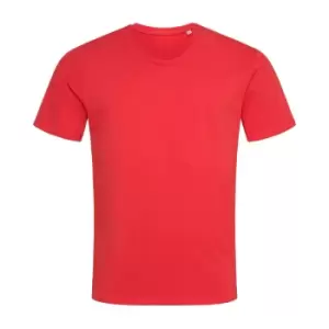 Image of Stedman Mens Stars T-Shirt (XL) (Scarlet Red)