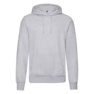 Image of Fruit Of The Loom Mens Hooded Sweatshirt / Hoodie (4XL) (Heather Grey)
