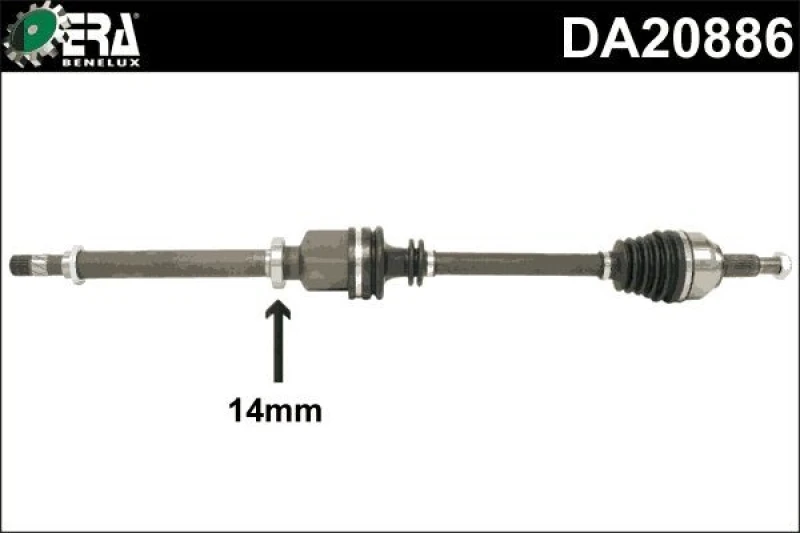 Image of ERA Benelux Drive shaft ERA Benelux DA20886