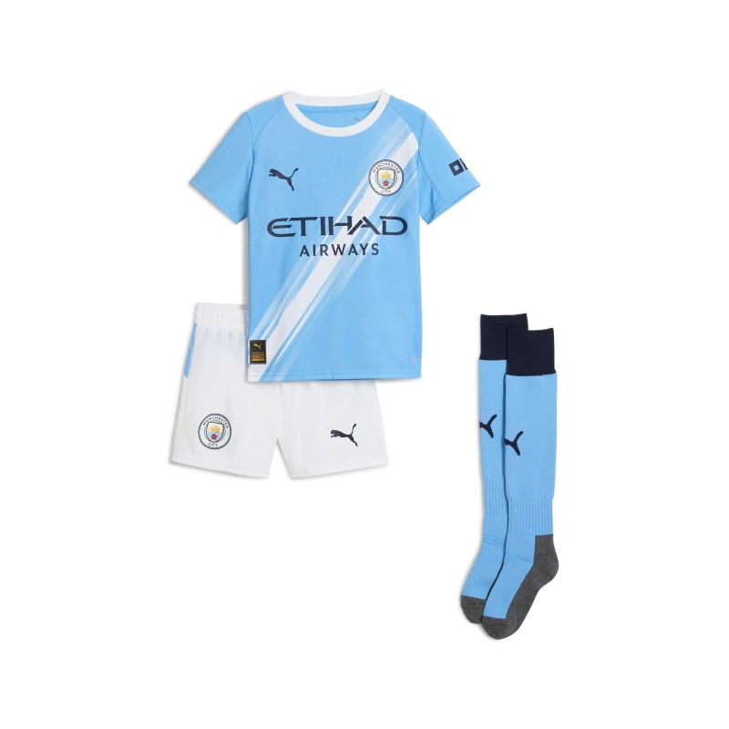 Image of Puma Manchester City Mini Kit 2025 2026 Infants Blue male 4-5 Yrs