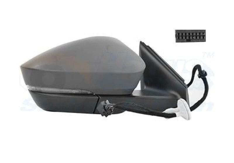 Image of VAN WEZEL Wing mirror VAN WEZEL 7644808