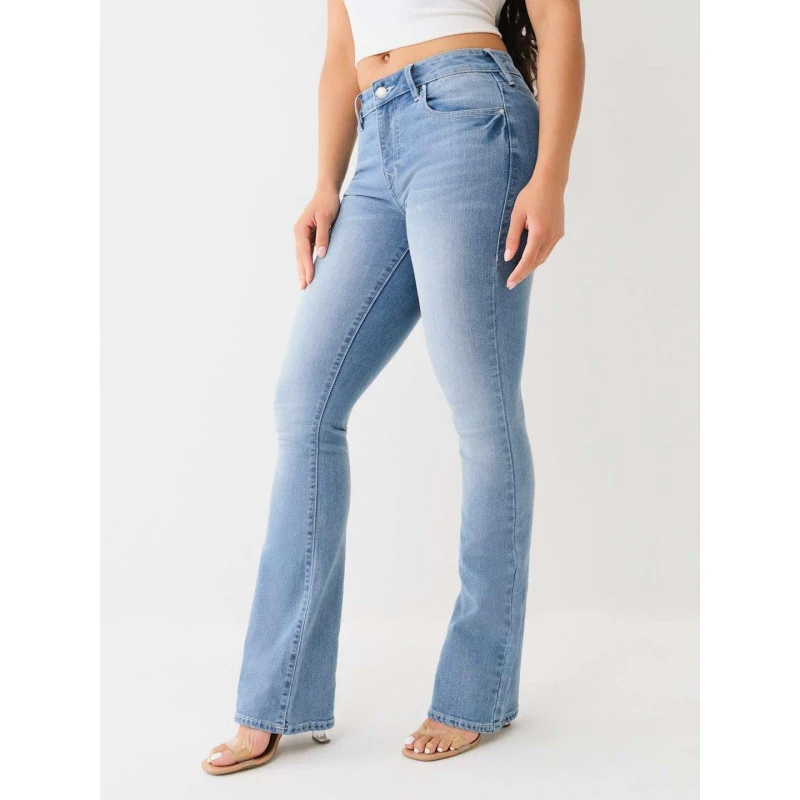 Image of True Religion Crystal Mid Rise Bootcut Jeans Med Golden Wsh female 26 L32