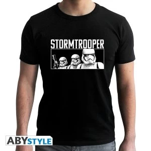 Image of Star Wars - Troopers E9 Mens Large T-Shirt - Black