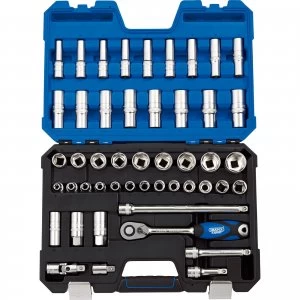 Image of Draper Expert 48 Piece 1/2" Drive Hex Socket Set Metric 1/2"