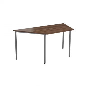 Image of Trapezoidal Multipurpose Table 18mm Top 1600 x 800 - Dark Walnut