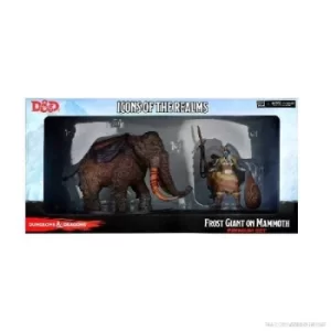 Image of D&D Icons of the Realms Miniatures: Snowbound Frost Giant and Mammoth Premium Set