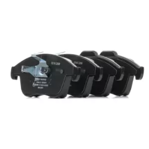 Image of VALEO Brake pad set RENAULT 302438 410600629R,410602933R,410605055R 410607369R,440608746R