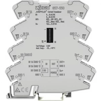 WAGO Current measuring transducer AC/DC 0 - 1 A, 0 - 5 A