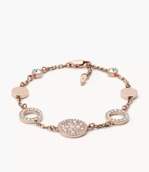 Image of Fossil Women Pearl Disk Station Bracelet