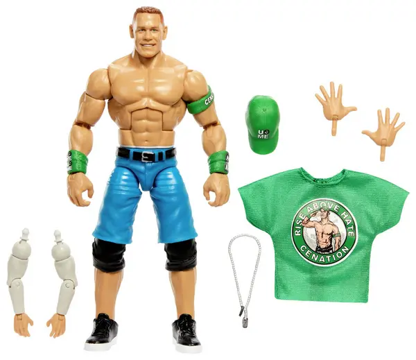 Image of WWE WrestleMania Elite Collection John Cena Action Figure