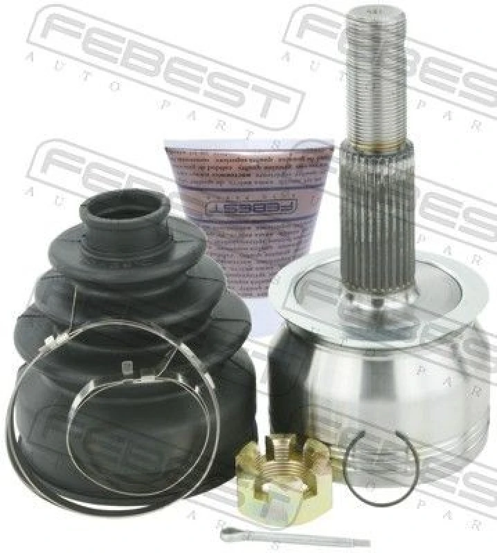 Image of FEBEST 0210-D40AT Joint, drive shaft Wheel Side Joint,drive shaft (236)