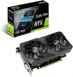 image of Asus Dual Mini GeForce RTX2060 6GB GDDR6 Graphics Card