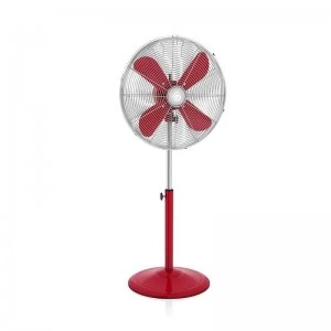 Image of Swan SFA12610RN 16 Retro Red Stand Fan