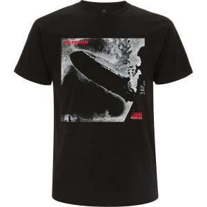Image of Led Zeppelin - 1 Remastered Cover Unisex Medium T-Shirt - Black