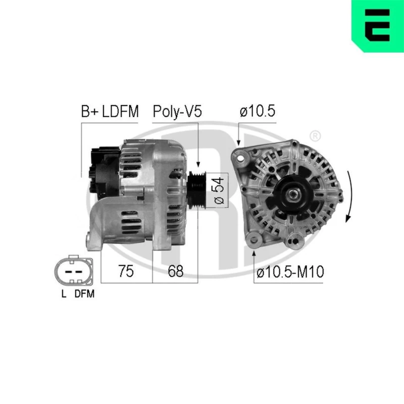 Image of ERA Alternator ERA 210736A