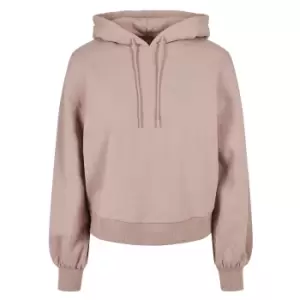 image of Build Your Brand Womens/Ladies Organic Oversized Hoodie (4XL) (Dusk Rose)