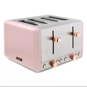 Image of Tower T20051PNK Cavaletto 4 Slice Toaster