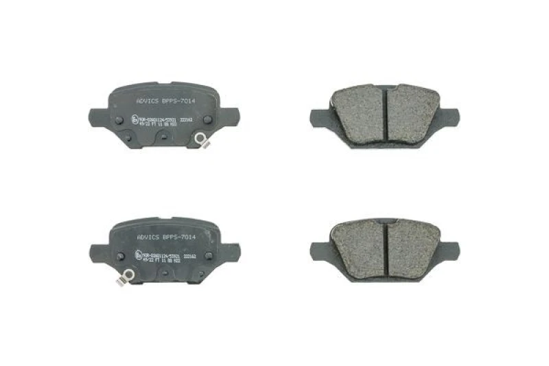 Image of AISIN Brake pad set AISIN BPPS-7014
