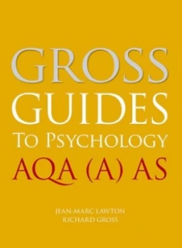 Image of Gross Guides to Psychology. Aqa a As by Richard Gross Book