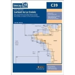 Image of Imray Chart C39 : Lorient to Le Croisic : C39