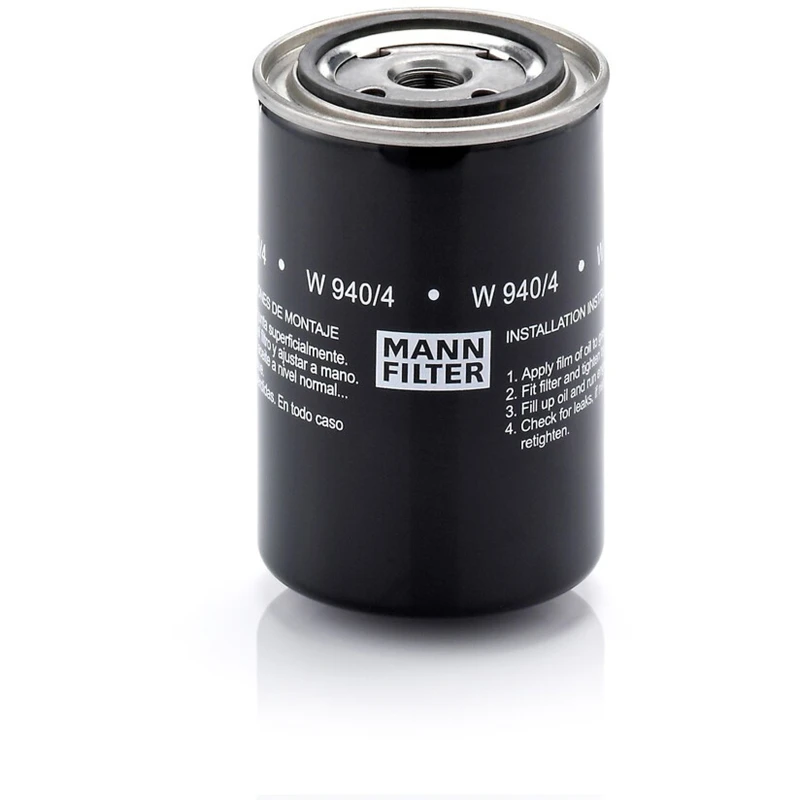 Image of MANN-FILTER W 940/4 Oil filter Spin-on Filter, with one anti-return valve Oil Filter (7)