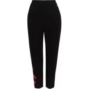 Image of Ted Baker Stripe Embroidered Joggers Womens - Black