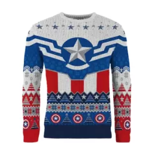 Image of Sam Wilson Captain America Christmas Jumper (Size XXXL)