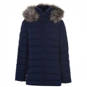 image of Firetrap Luxe Bubble Jacket Ladies - Navy