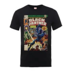 image of Marvel Comics The Black Panther Big Issue Mens Black T-Shirt - L - Black