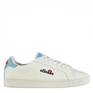 Image of Ellesse Camp Embroidered Trainers - Wht/Alask Blue