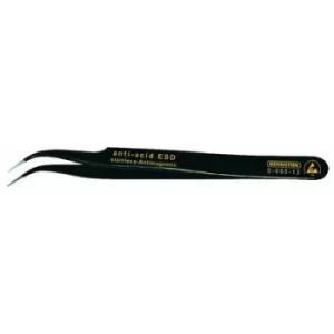 Image of Bernstein 5-055-13 SMD tweezers 7a SA-ESD Sickle-shape, extra pointy 120 mm