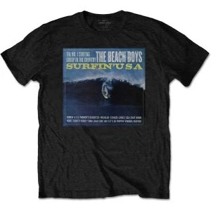 Image of The Beach Boys - Surfin' USA Mens Large T-Shirt - Black