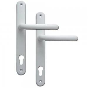 Image of Fab and Fix Balmoral 92PZ uPVC Door Handles - 295mm 265mm fixings