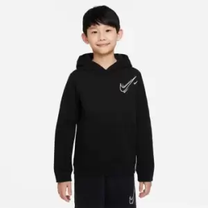 Image of Nike Sportswear Big Kids (Boys') Fleece Hoodie - Black