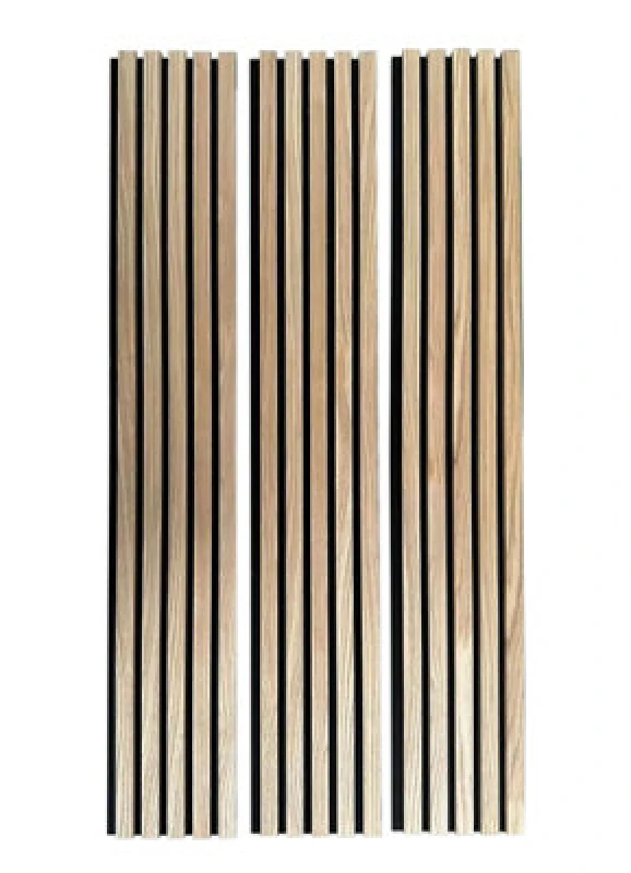 Image of Wallpops Wpwp6348 Acoustic Slat Wooden Wall Panel, Natural