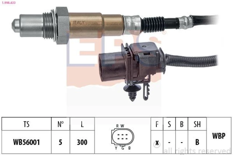 Image of EPS Lambda sensor EPS 1.998.433