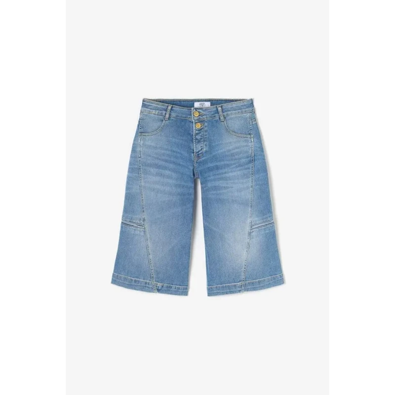 Image of Le Temps des cerises Womens denim shorts Le Temps des cerises Lolo Bleu Female 23