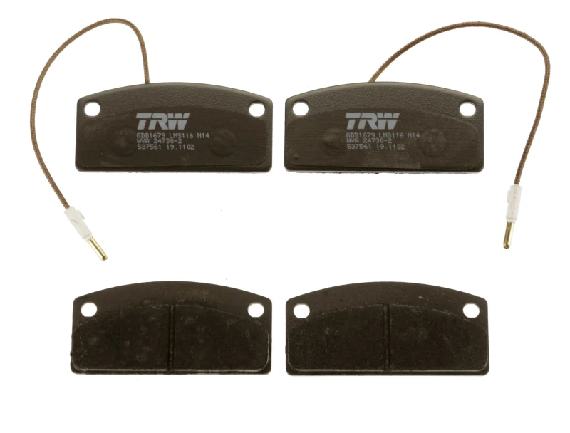 Image of TRW GDB1679 Brake pad set incl. wear warning contact Brake Pad Set,disc brake (402)