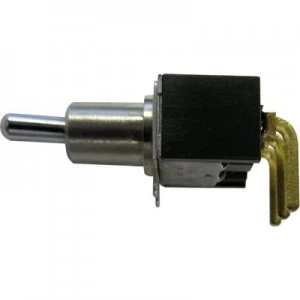 Image of NKK Switches M2012S3S2G03 Toggle switch 28 V DCAC 0.1 A 1 x OnOn latch