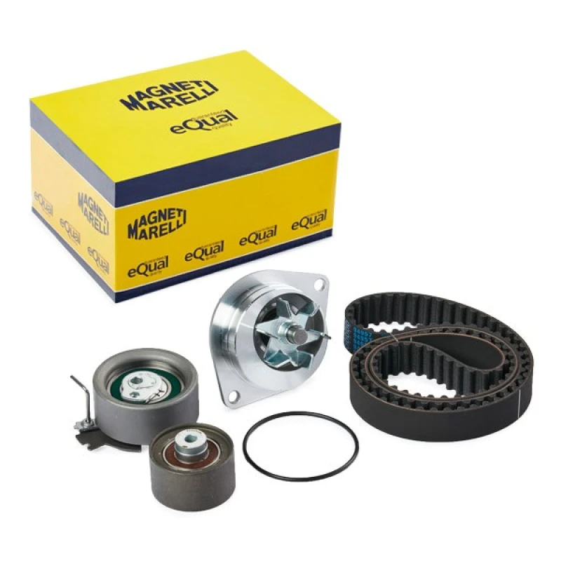Image of MAGNETI MARELLI 132011160057 Water Pump + Timing Belt Kit Number of Teeth: 134 Water Pump & Timing Belt Kit (3096)