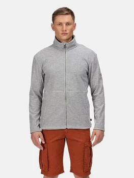 image of Regatta Eildon Full Zip Fleece - Grey, Size L, Men